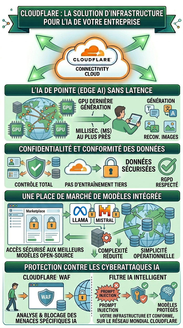 Cloudflare La solution d’infrastructure pour l’IA de votre entreprise