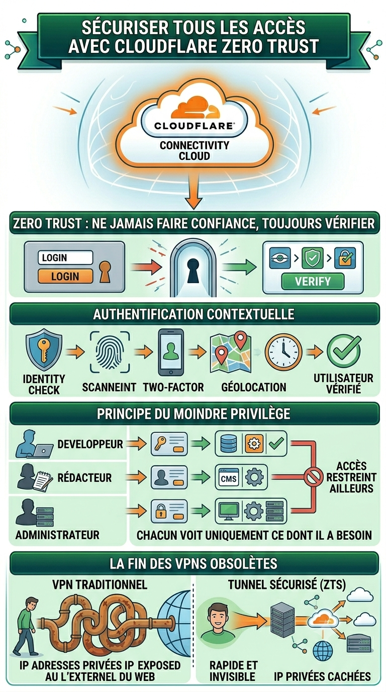 Sécuriser tous les accès avec Cloudflare Zero Trust