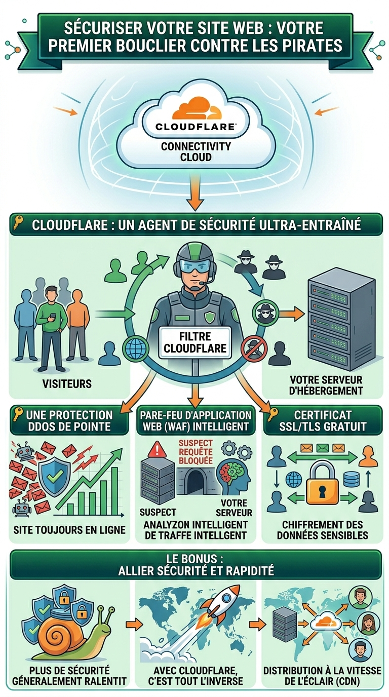 Sécuriser votre site web Votre premier bouclier contre les pirates