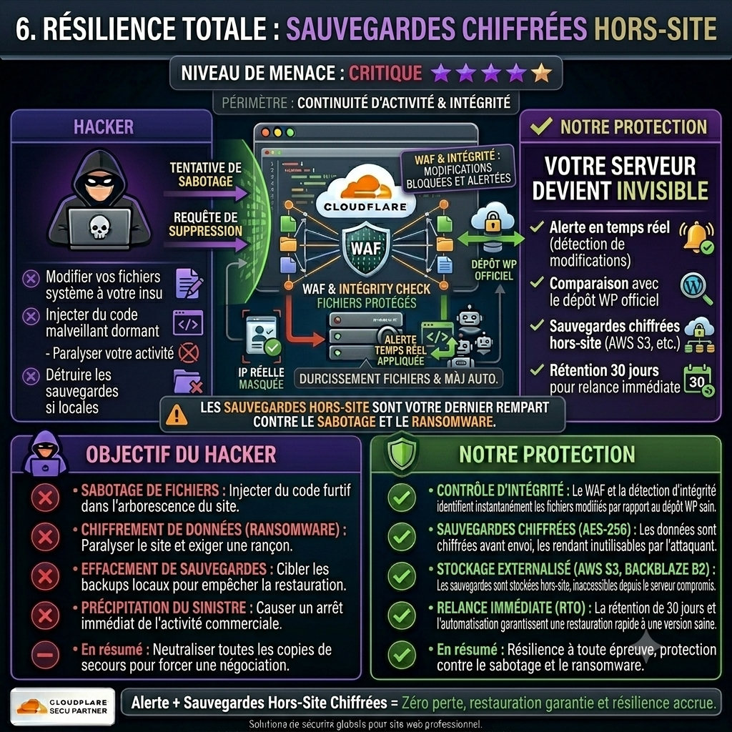 protection wordpress sauvegardes